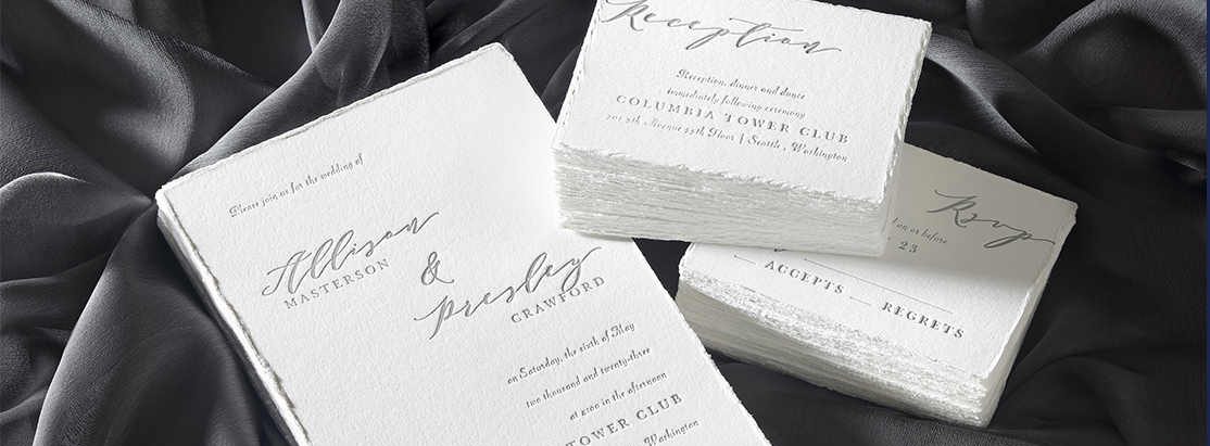 Letter Press Invitations